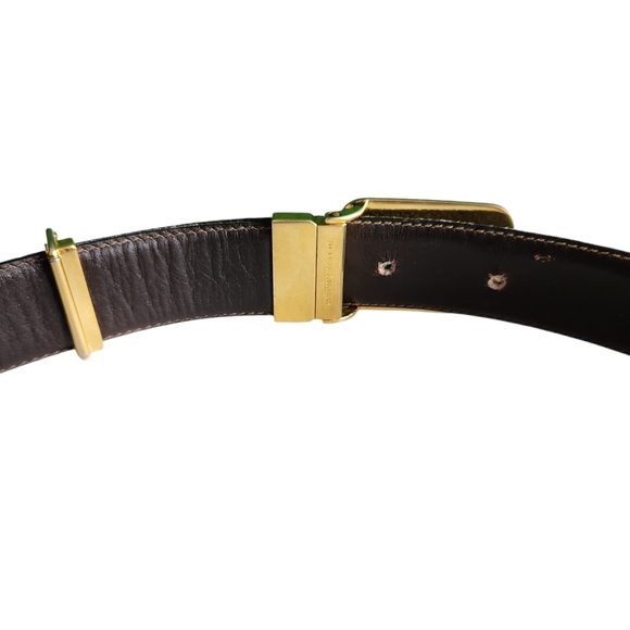 GUCCI Iconic Reversible Black and Brown Belt Size 29 - Picture 6 of 16